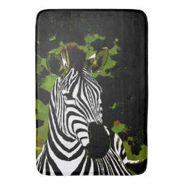 African Zebra Night Badematte