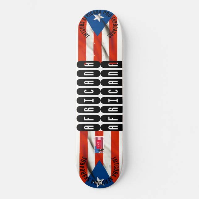 AFRICANA JMT CUBA 8 1/4" Skateboarddecke Skateboard (Vorderseite)