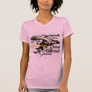 Africankoko kundenspezifisches Ghana T-shrit T-Shirt