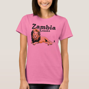 Africankoko kundenspezifisches Lusaka, Sambia T-Shirt