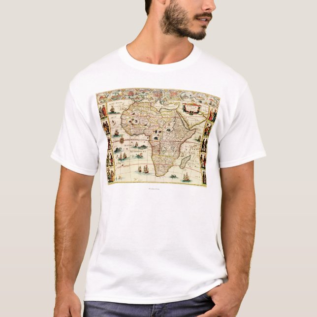AfricaPanoramic MapAfrica 2 T-Shirt (Vorderseite)