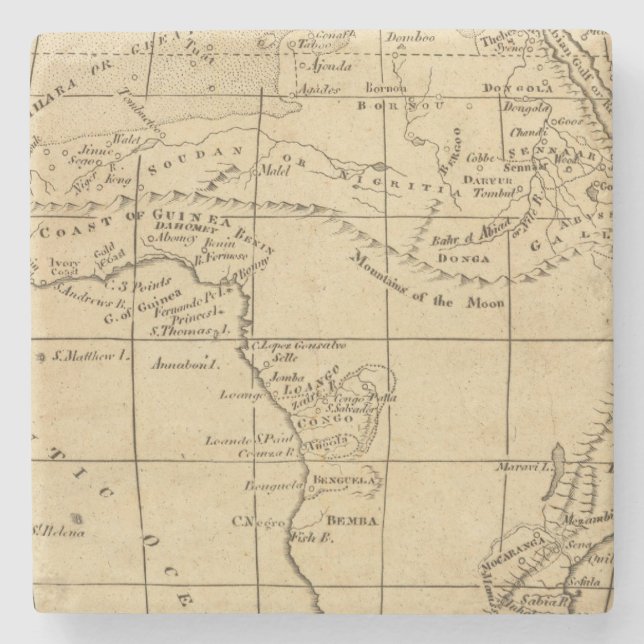 Afrika 11 steinuntersetzer (Vorderseite)