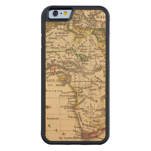 Afrika 16 carved wood iPhone hülle (Rückseite)