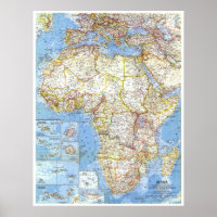 " Afrika: 1960 Detaillierte Karte ...