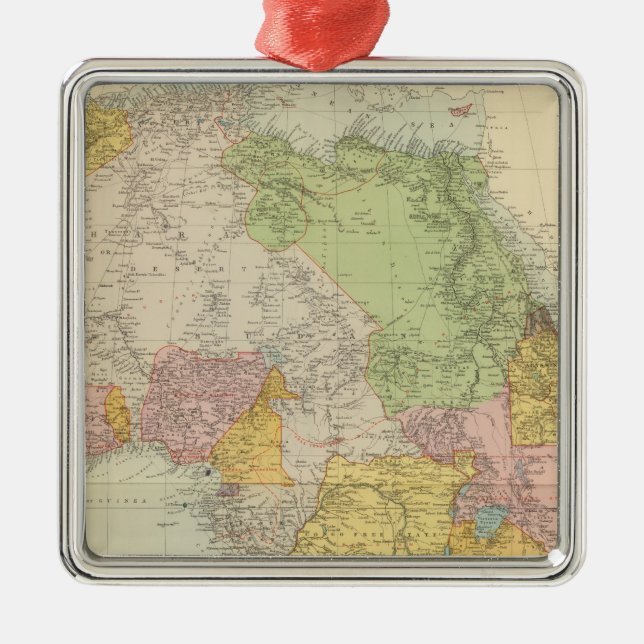 Afrika 28 silbernes ornament (Vorne)
