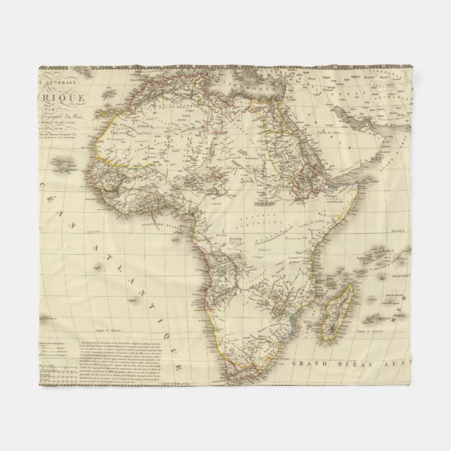 Afrika 3 fleecedecke (Vorderseite (Horizontal))