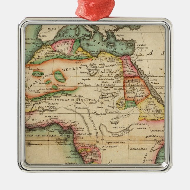 Afrika 43 silbernes ornament (Vorne)
