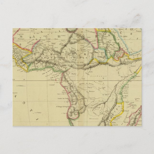 Afrika 6 postkarte (Vorderseite)