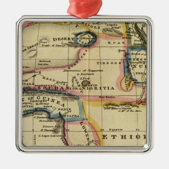 Afrika 7 silbernes ornament (Vorne)