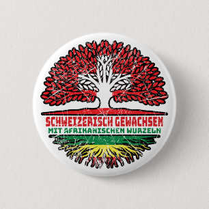 Afrika Afrikanisch Schweizer Schweiz Baum Wurzel Button