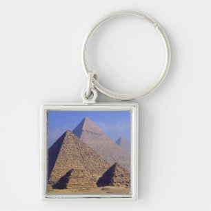Afrika, Ägypten, Kairo, Giza. Große Pyramiden Schlüsselanhänger
