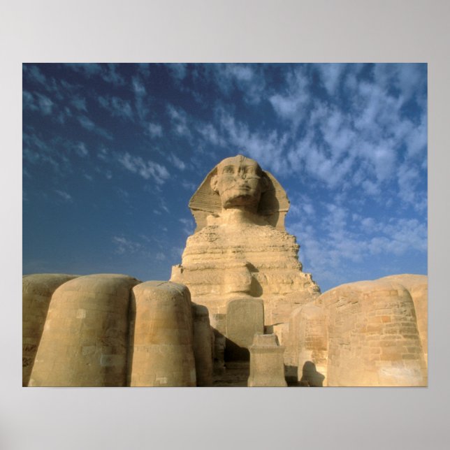 Afrika, Ägypten, Kairo, Gizeh-Plateau. Sphinx Poster (Vorne)
