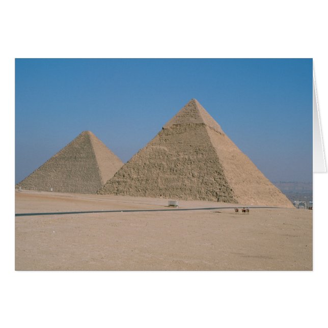 Afrika - Ägypten - Kairo - Große Pyramiden von Giz (Vorderseite (Horizontal))