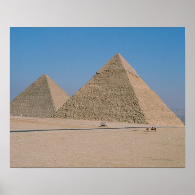 Afrika - Ägypten - Kairo - Große Pyramiden von Giz Poster (Vorne)