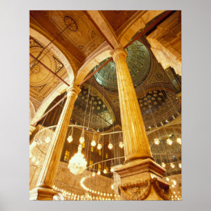 AFRIKA, Ägypten, Kairo, Muhammad Ali Moschee Poster