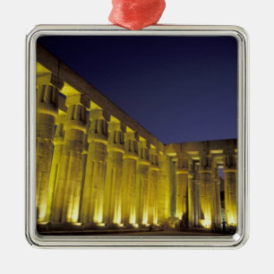 Afrika, Ägypten, Luxor. Sonnenhof von Amenhotep Ornament Aus Metall