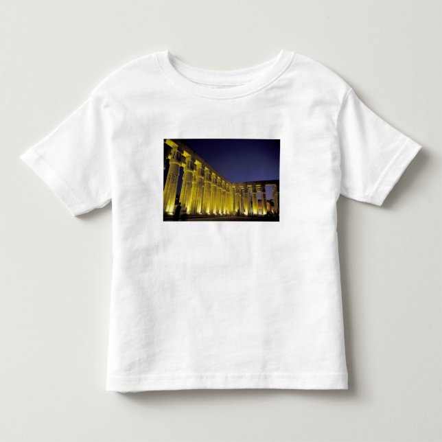 Afrika, Ägypten, Luxor. Sun Court of Amenhotep Kleinkind T-shirt (Vorderseite)