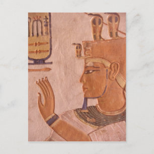 Afrika, Ägypten, Tal der Könige. Grabwand Postkarte