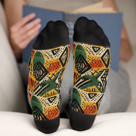 Afrika Amhara Äthiopien Ethnisches Muster 2 Socken