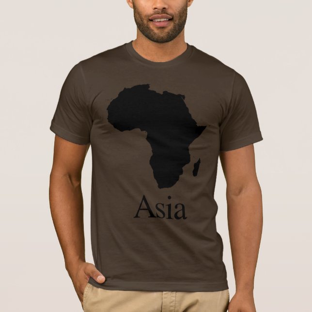 Afrika Asien T-Shirt (Vorderseite)