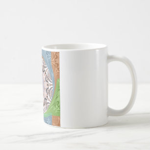 Afrika Asien - Traditionelles Muster Kaffeetasse