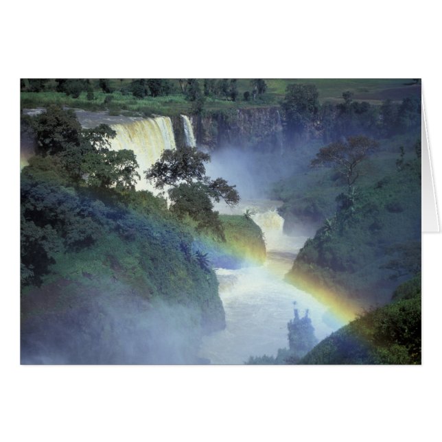 Afrika, Äthiopien, Blauer Nil, Cataract. (Vorderseite (Horizontal))
