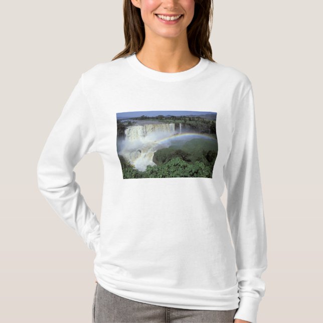 Afrika, Äthiopien, Blauer Nil, Cataract.  2 T-Shirt (Vorderseite)