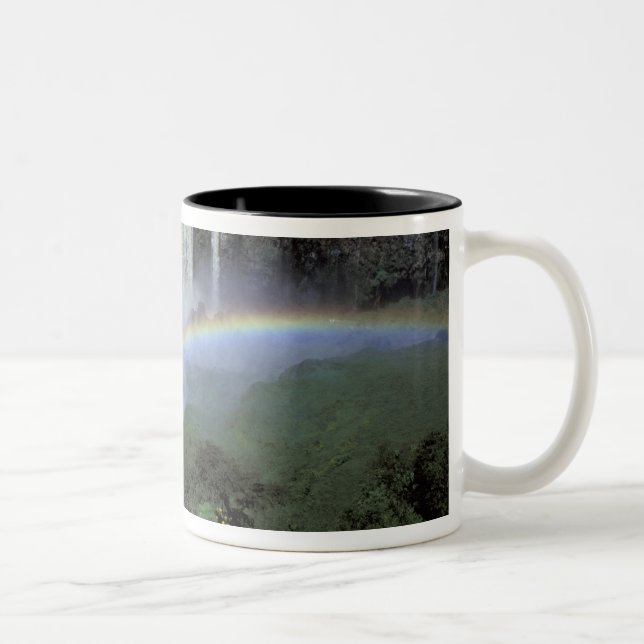 Afrika, Äthiopien, Blauer Nil, Cataract.2 Zweifarbige Tasse (Rechts)