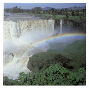 Afrika, Äthiopien, Blauer Nil, Katarakt. 2 Fliese