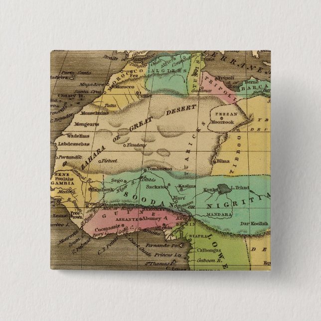 Afrika, Atlantik Button (Vorderseite)