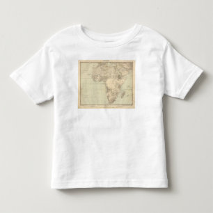 Afrika-Atlas-Karte, die Kolonien zeigt Kleinkind T-shirt