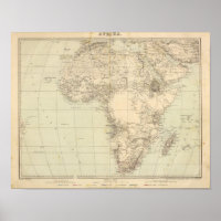 Afrika Atlas Karte mit Kolonien
