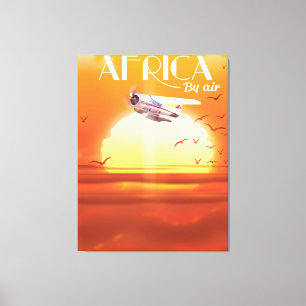 Afrika aus der Luft Leinwanddruck