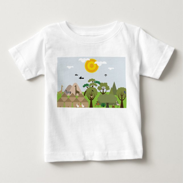 Afrika Baby T-shirt (Vorderseite)