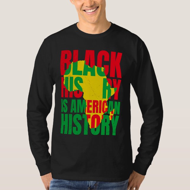Afrika Black History American History USA African T-Shirt (Vorderseite)