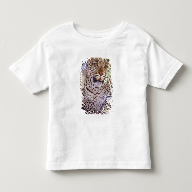 Afrika, Botswana, das Okvango-Delta, Wildleopard.  Kleinkind T-shirt (Vorderseite)
