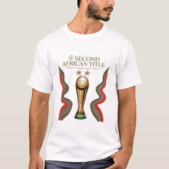 Afrika-Cup in Marokko T-Shirt (Vorderseite)