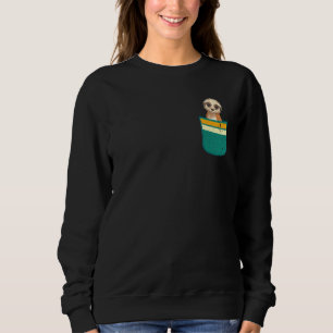 Afrika Erdmännchen Taschen Tier Süßes Erdmännchen Sweatshirt