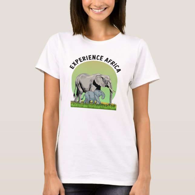 Afrika erleben T-Shirt (Vorderseite)