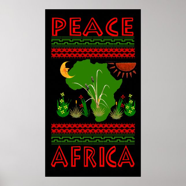 Afrika - Frieden Poster (Vorne)