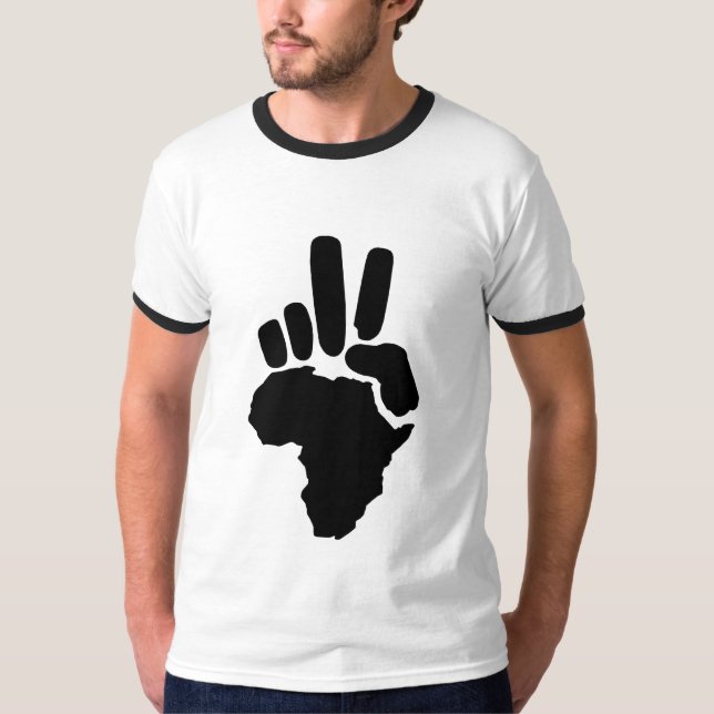 Afrika-Frieden T-Shirt (Vorderseite)