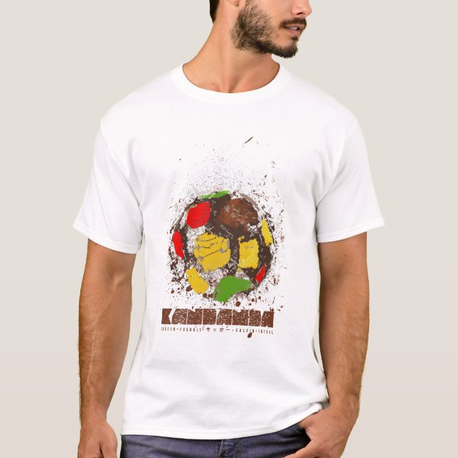Afrika für Afrika Bonk vorbei - Kandanda T-Shirt (Vorderseite)