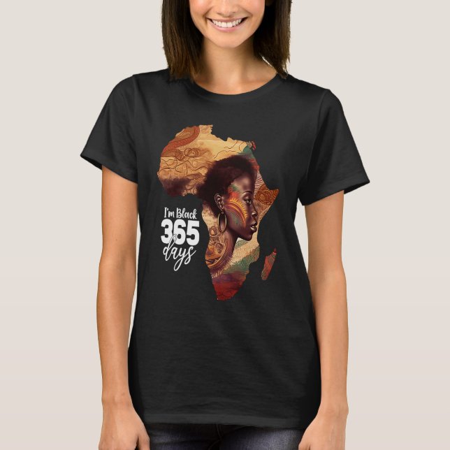 Afrika für Frauen - Schwarze Geschichte Monat Afri T-Shirt (Vorderseite)