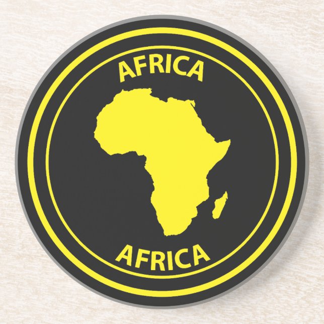 Afrika Getränkeuntersetzer (Vorne)