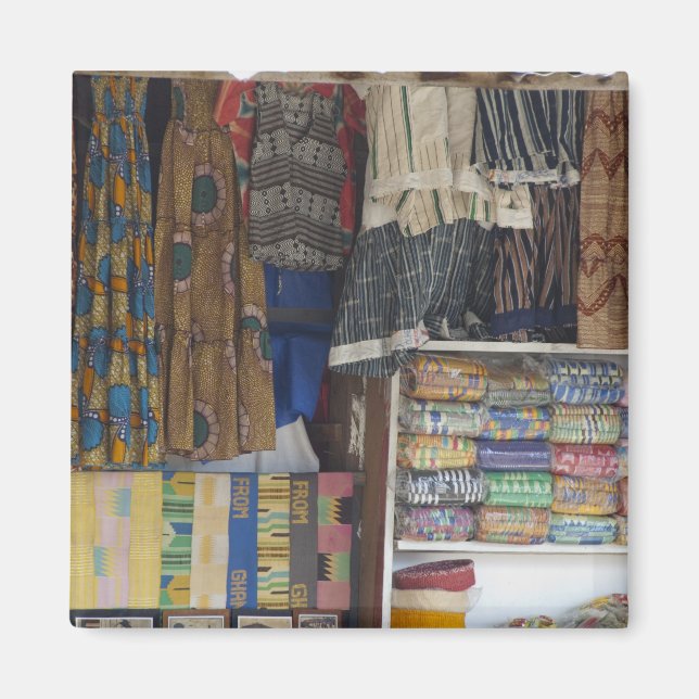 Afrika, Ghana, Accra. Accra Textile & Handies Magnet (Vorne)