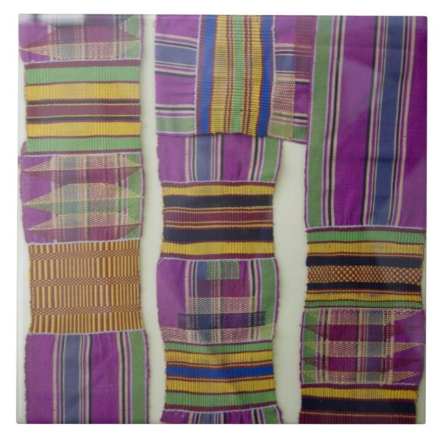 Afrika, Ghana, Accra. Nationales Museum Fliese (Vorderseite)