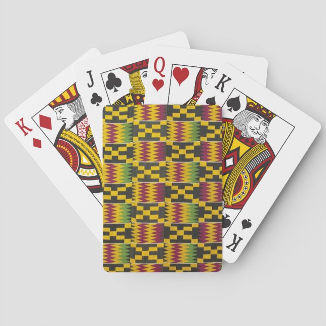 Afrika, Ghana, Accra. Nationalmuseum, Nummer 2 Spielkarten (Rückseite)