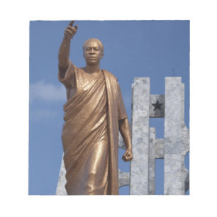 Afrika, Ghana, Accra. Nkrumah Mausoleum, endgültig Notizblock