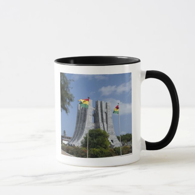 Afrika, Ghana, Accra. Nkrumah Mausoleum, finale 3 Tasse (Rechts)