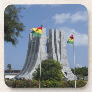 Afrika, Ghana, Accra. Nkrumah-Mausoleum, letzte 3 Getränkeuntersetzer